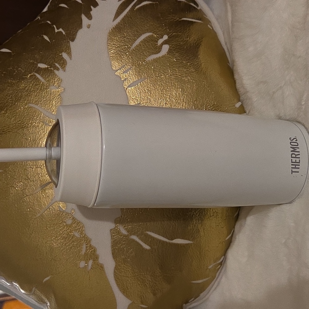 Thermos White Insulated Tumbler